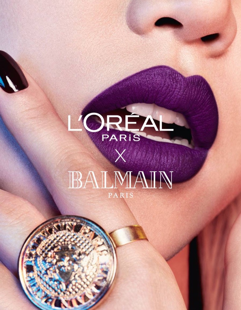 L'Oreal Paris x Balmain Tribe Couture matte lipstick
