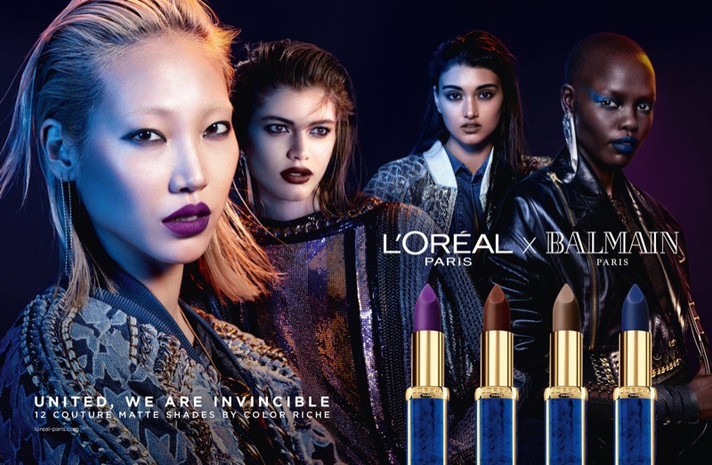 Balmain collaborates with L'Oreal Paris on makeup collection