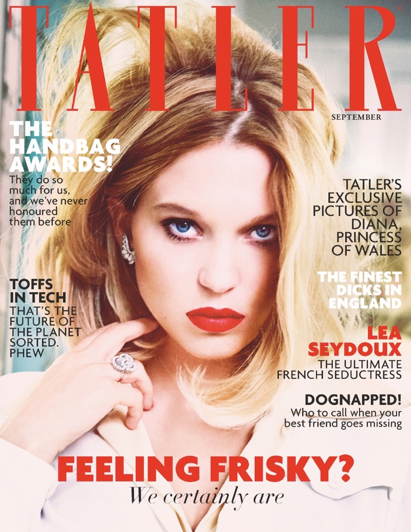 Lea Seydoux on Tatler UK September 2017 Cover