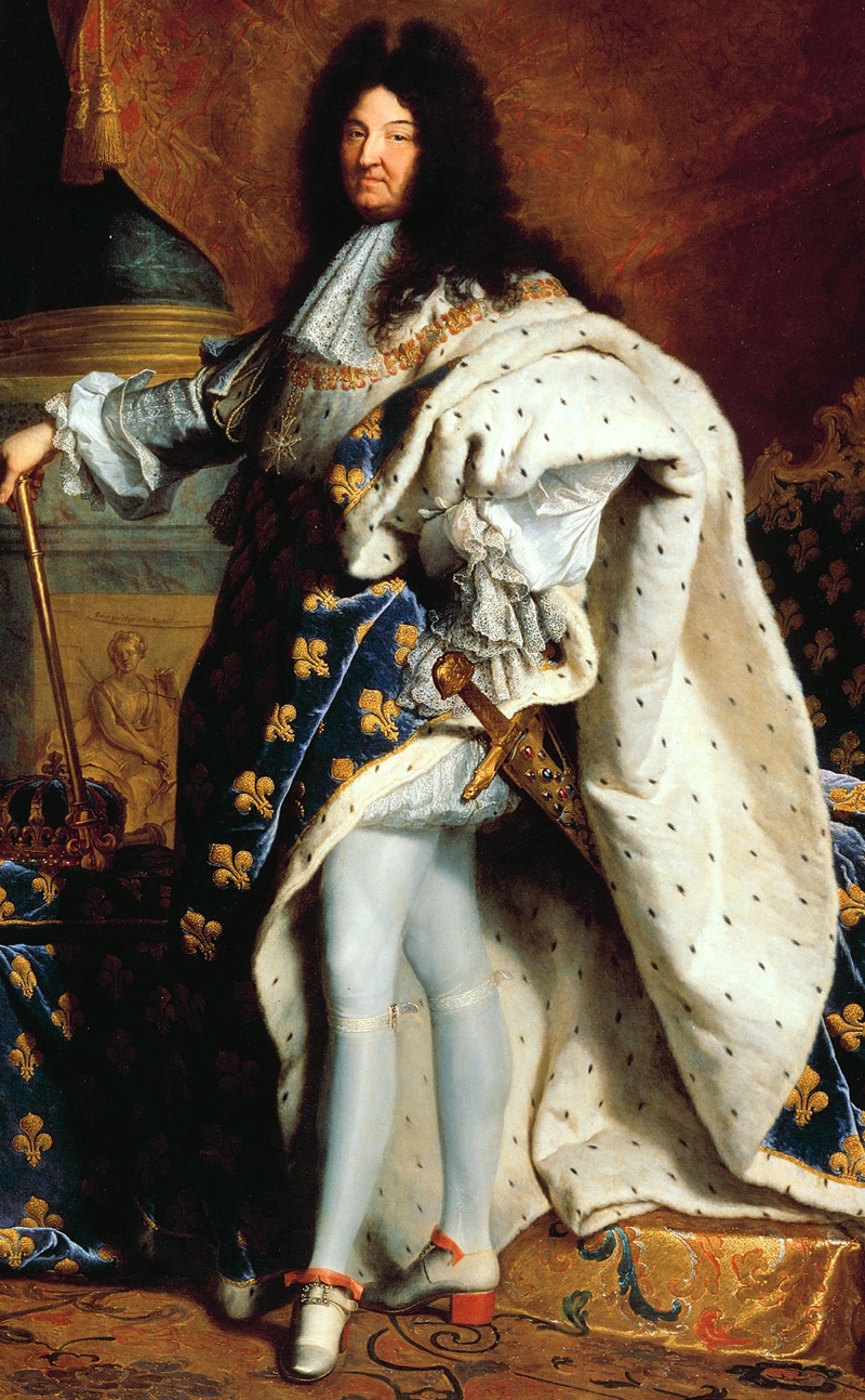 Louis XIV of France wearing heels