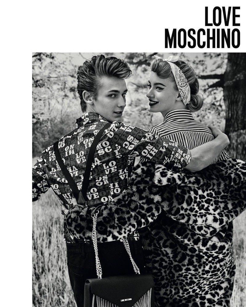 Retro style takes the spotlight in Love Moschino's fall-winter 2017 campaign