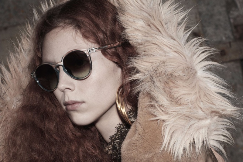 Natalie Westling wears sunglasses in Marc Jacobs' fall-winter 2017 campaign