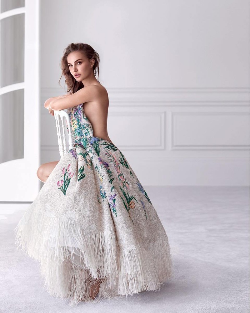 Actress Natalie Portman stars in Miss Dior eau de parfum campaign