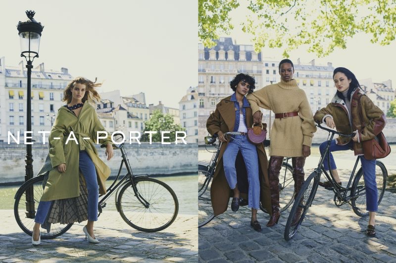 Paris serves as the setting of Net-a-Porter's fall-winter 2017 campaign