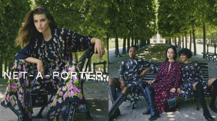 Net-a-Porter Sets Fall 2017 Campaign in Paris