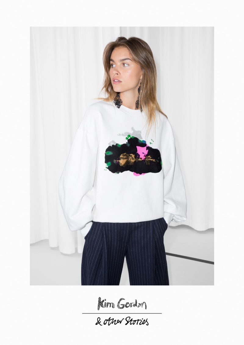 & Other Stories x Kim Gordon Organic Cotton Sweatshirt $65