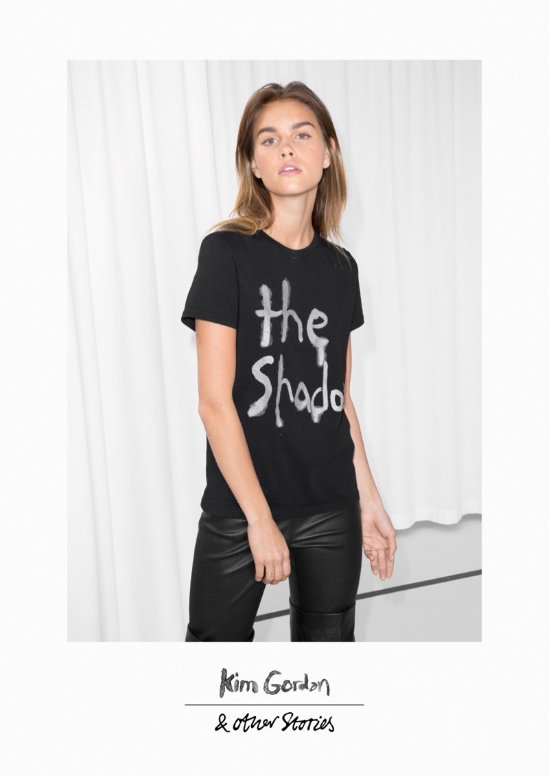 & Other Stories x Kim Gordon 'The Shadow' Organic Cotton Tee $39