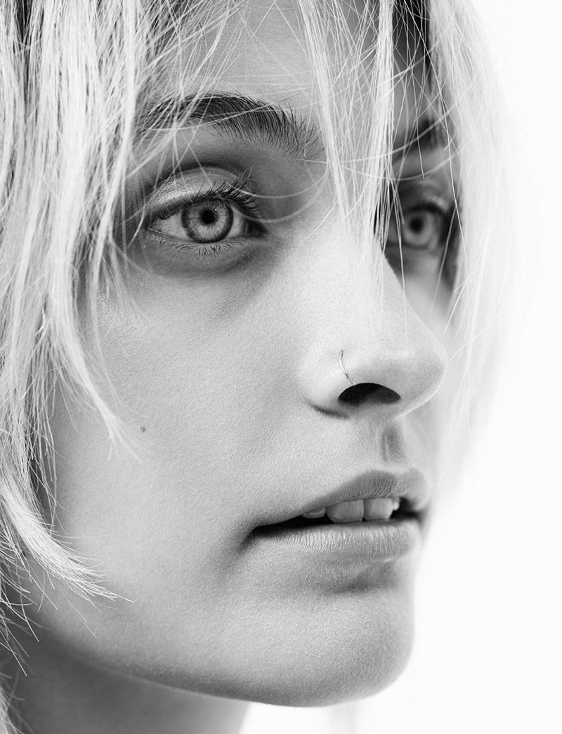 Photographed in black and white, Paris Jackson gets her closeup