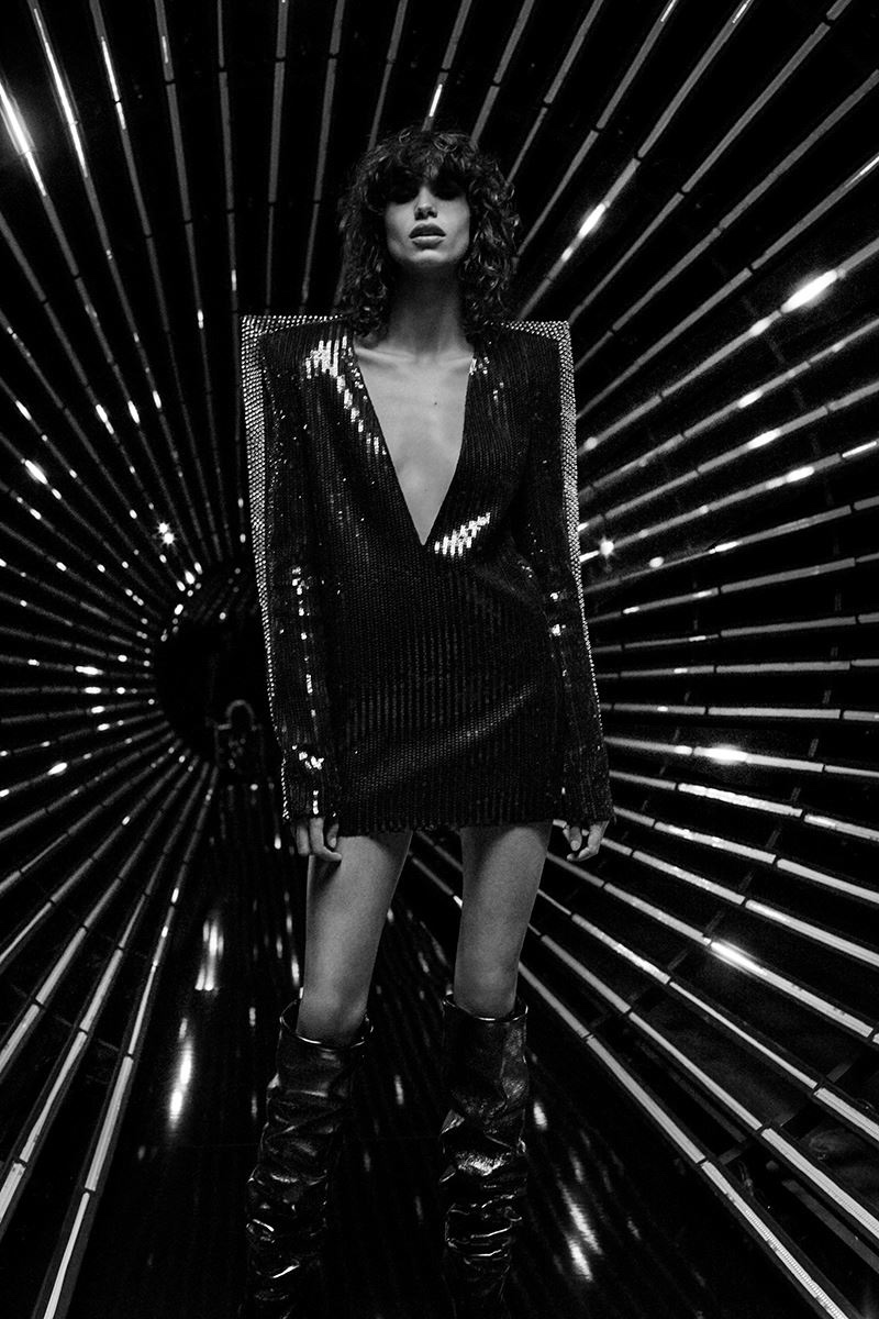 Mica Arganaraz stars in Saint Laurent's fall-winter 2017 campaign