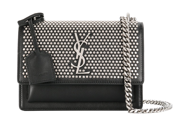 Saint Laurent Studded Mini Sunset Bag $2,290