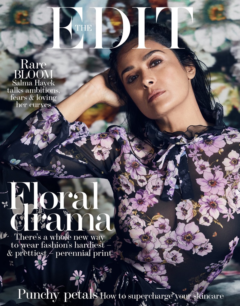 Salma Hayek on The Edit August 10th, 2017 Cover