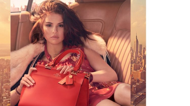 Selena Gomez stars in 'Selena Grace' Coach bag campaign. Photo: Steven Meisel