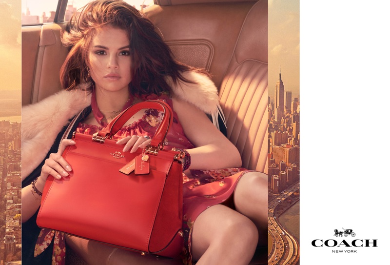 Selena Gomez stars in 'Selena Grace' Coach bag campaign. Photo: Steven Meisel