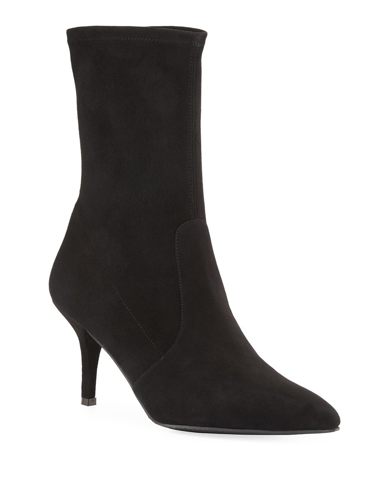 Stuart Weitzman Cling Suede Sock Bootie $575