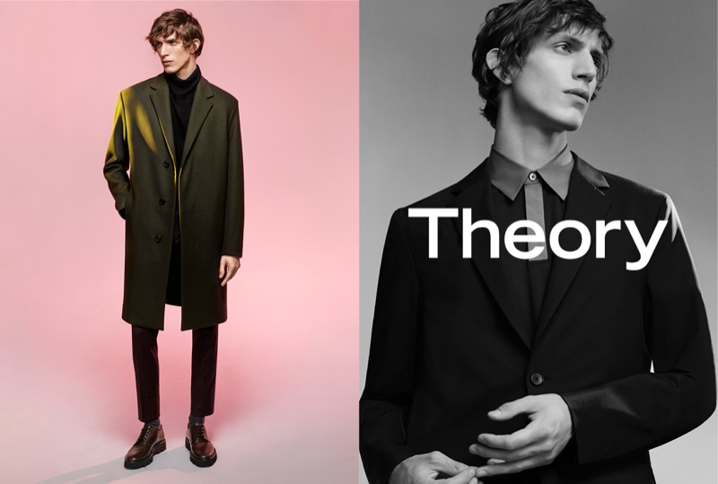 Xavier Buestel fronts Theory's fall-winter 2017 campaign