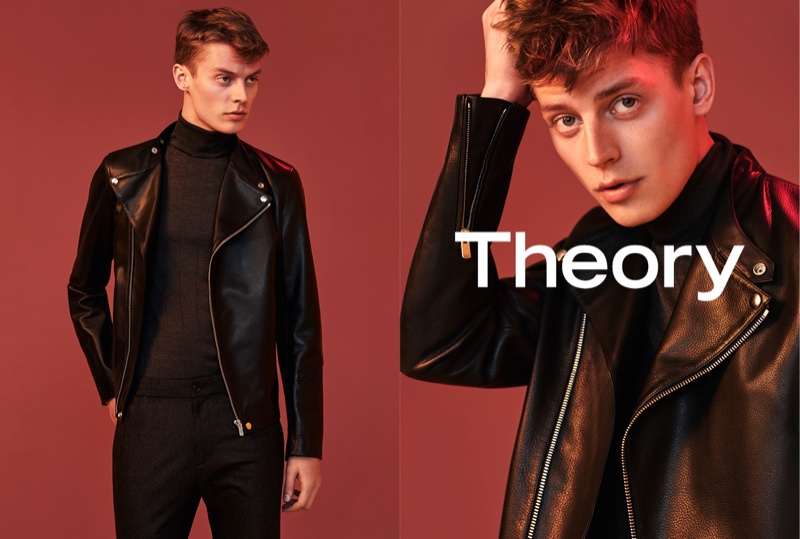 Janis Ancens fronts Theory's fall-winter 2017 campaign