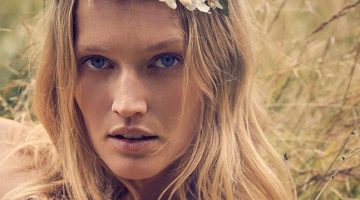 Toni Garrn is a Vision in Lingerie Styles for Paris Match