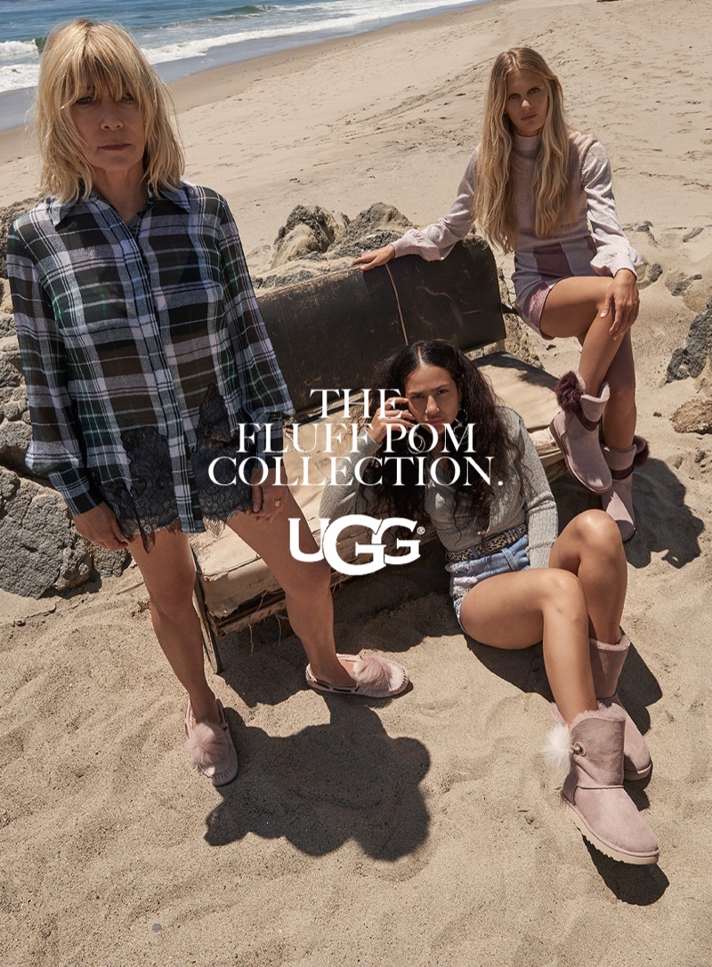 UGG features the Fluff Pom collection in fall-winter 2017 campaign