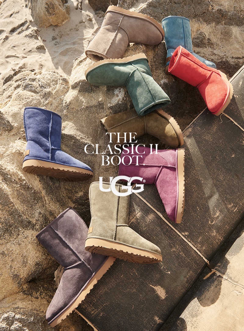 UGG showcases the Classic boot in different colorways for fall-winter 2017 campaign