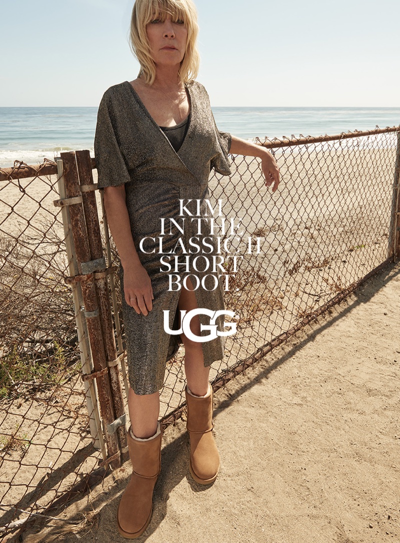 Kim Gordon wears UGG’s classic II short boot in fall-winter 2017 campaign