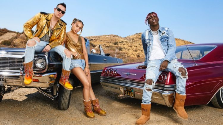 Jeremy Scott, Jasmine Sanders and Lil Yachty front UGG x Jeremy Scott campaign