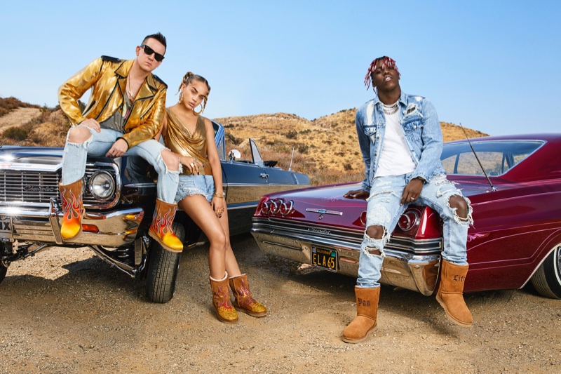 Jeremy Scott, Jasmine Sanders and Lil Yachty front UGG x Jeremy Scott campaign