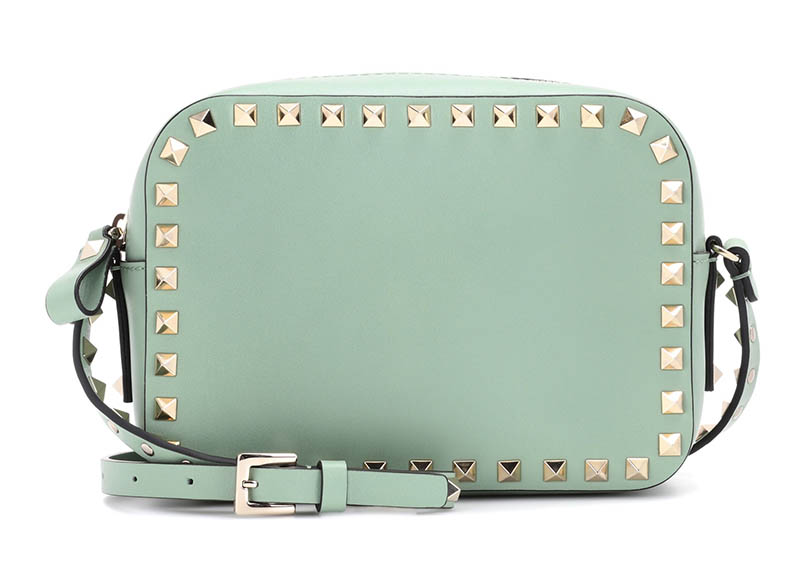 Valentino Rockstud Leather Cross-Body Bag $1,275