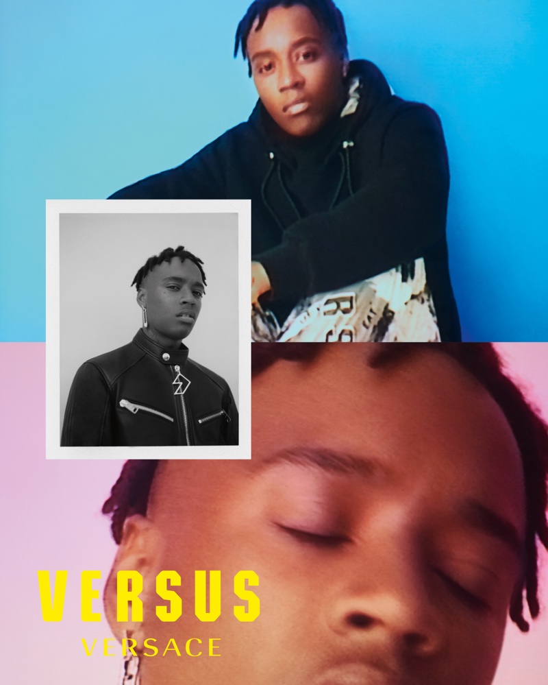 Rejjie Snow fronts Versus Versace's fall-winter 2017 campaign