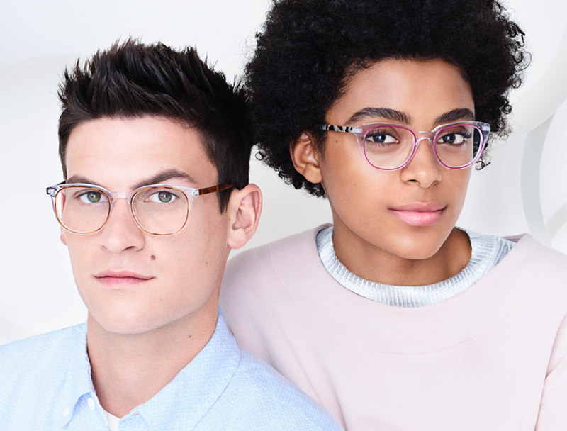 Contrast, Chic, Warby, Parker, Launches, Concentric, Glasses.