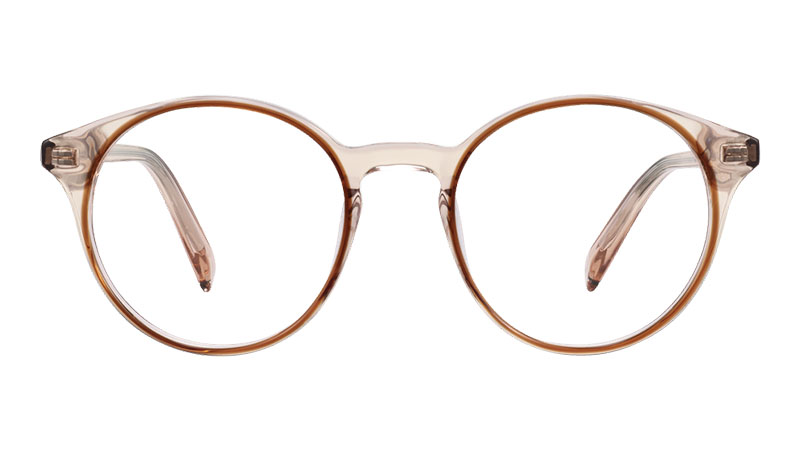 Warby Parker Morgan Glasses in Traced Cedar Crystal $145