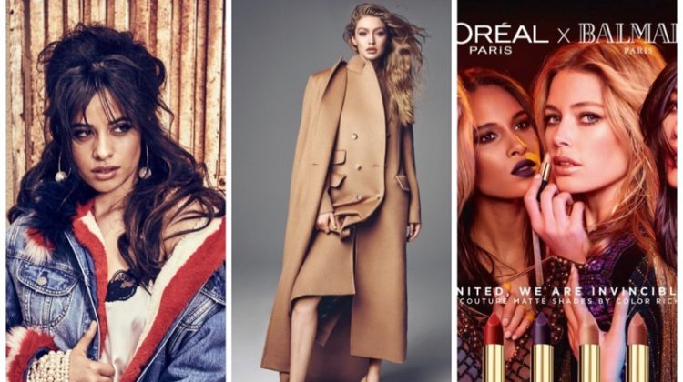 Week in Review | Gigi Hadid’s New Cover, Balmain x L’Oreal Paris, Camila Cabello for Guess + More