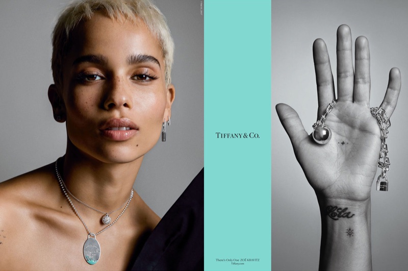 Actress Zoe Kravitz stars in Tiffany & Co. fall-winter 2017 campaign