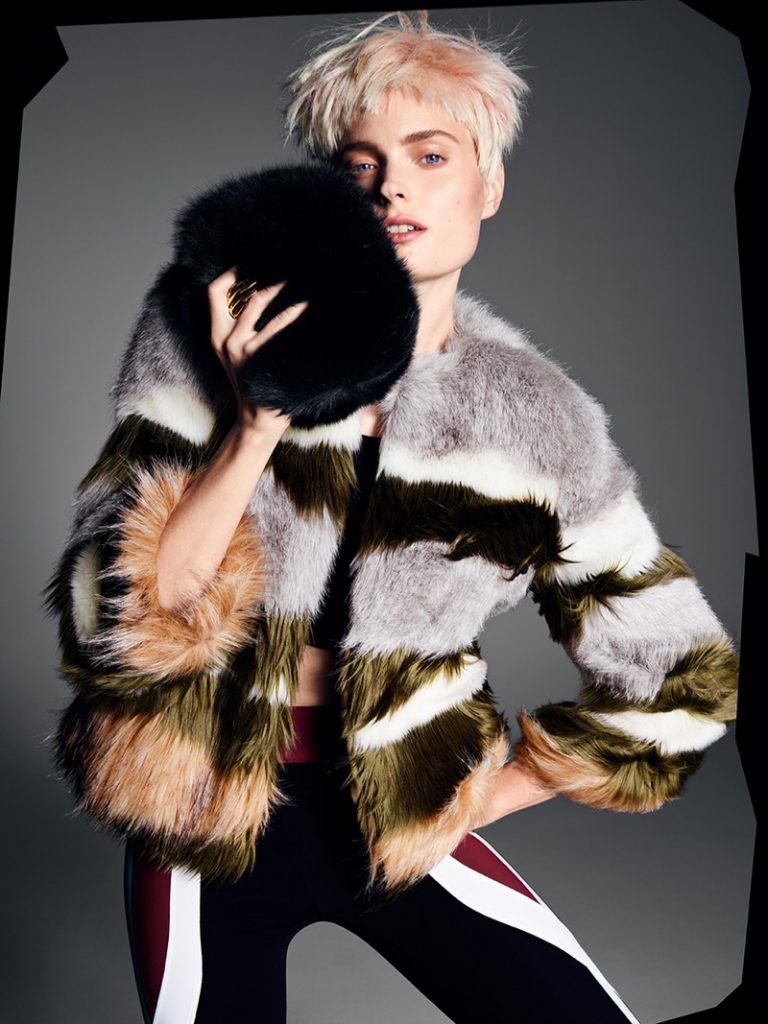 Agnete Hegelund Poses in Fur Styles for Glamour Italy