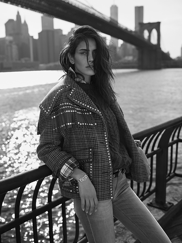 Amanda Wellsh Embraces Western Styles in TELVA Magazine