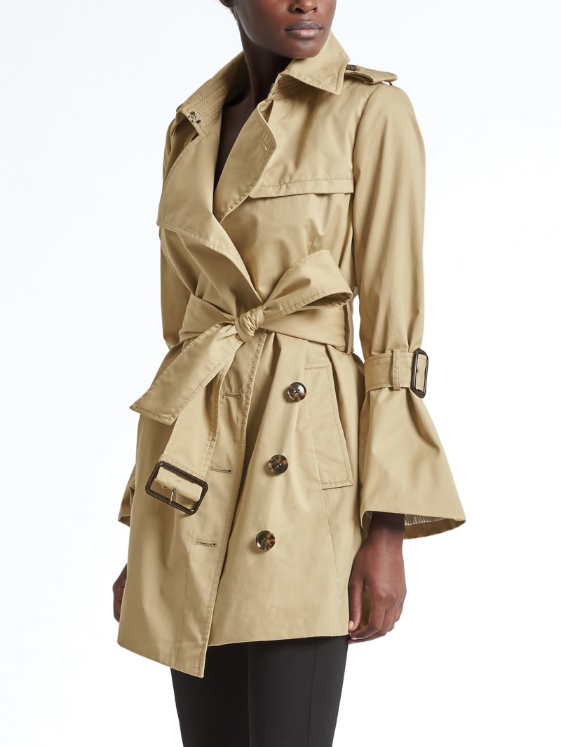 Banana Republic x Olivia Palermo Asymmetrical Trench Coat $228