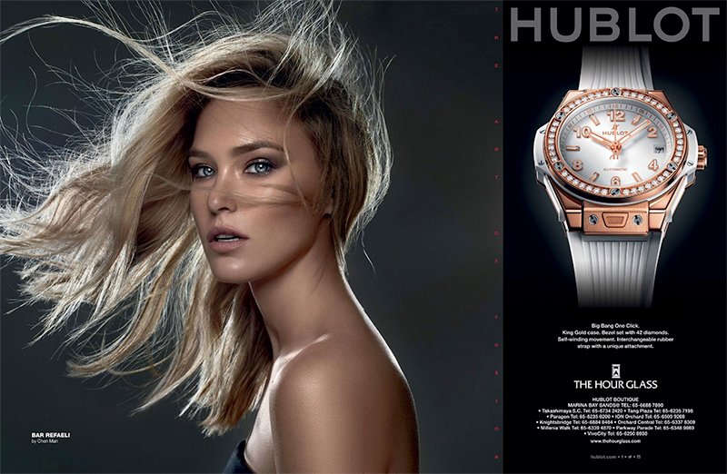 Bar Refaeli stars in Hublot Watches campaign