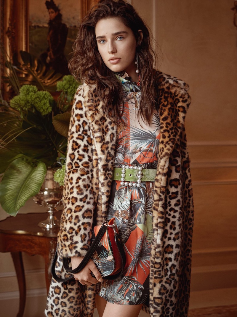 Leopard print stands out in Blugirl’s fall-winter 2017 campaign