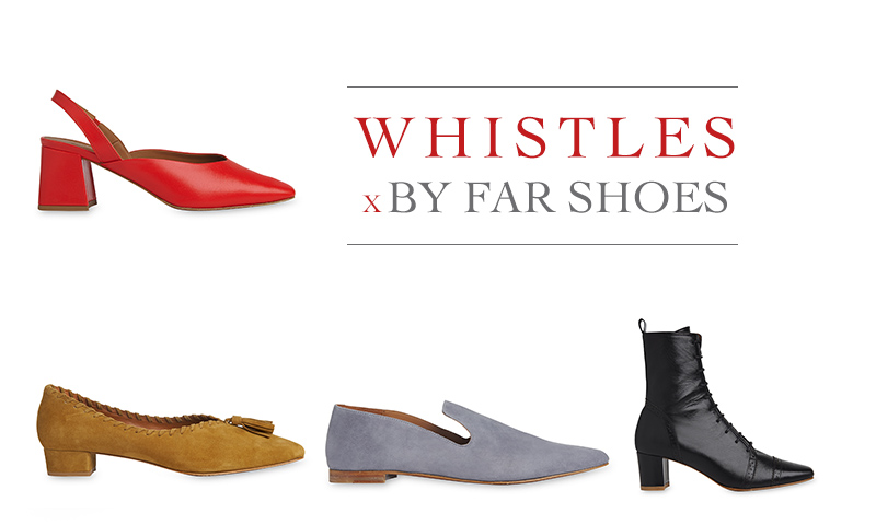 Whistles x By shoe collaboration