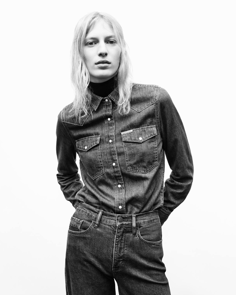 Julia Nobis fronts Calvin Klein Jeans' fall-winter 2017 campaign