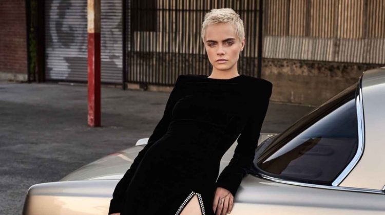 Cara Delevingne Shines in Rebellious Styles for The Edit