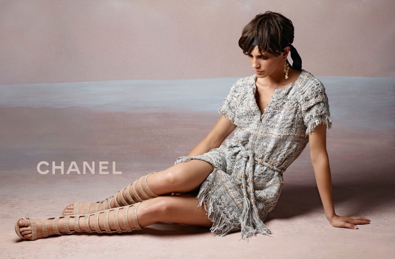 Karl Lagerfeld photographs Chanel's cruise 2018 campaign