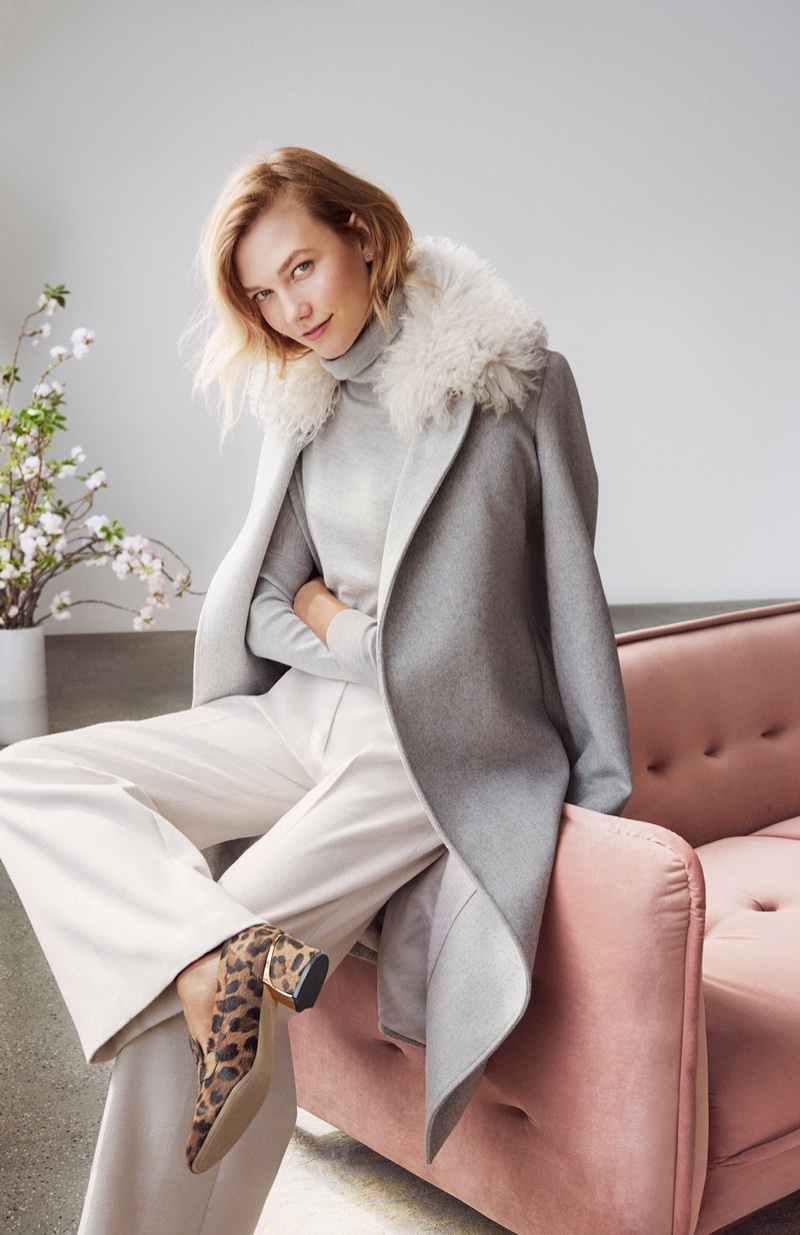 Karlie Kloss layers up for Cole Haan's fall-winter 2017 campaign