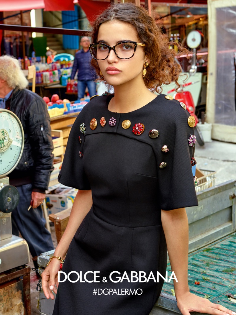 An image from Dolce & Gabbana Eyewear's fall 2017 advertising campaign