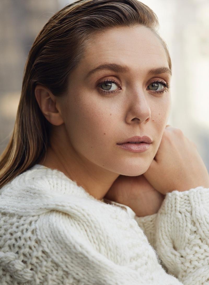 Elizabeth Olsen wears Ulla Johnson sweater