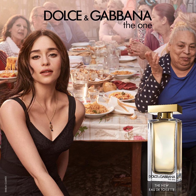 Emilia Clarke stars in Dolce & Gabbana The One Eau de Toilette campaign