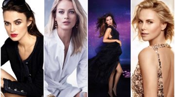 Discover some famous brand spokesmodels. (Left to Right) Keira Knightley, Carolyn Murphy, Adriana Lima and Charlize Theron