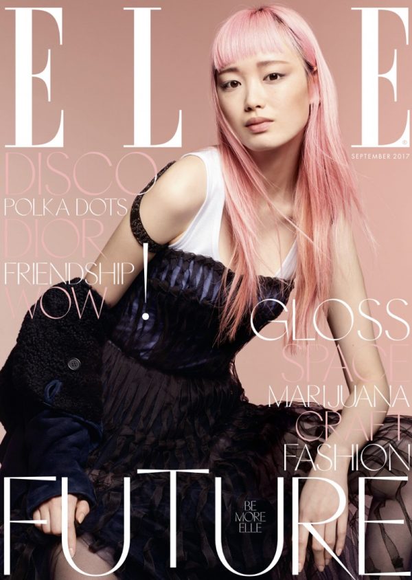 Fernanda Ly Captivates in Dior's Fall Looks for ELLE UK