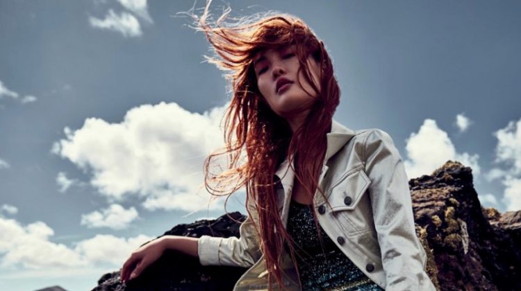 Gia Tang Enchants in Beach Fashions for L'Officiel Switzerland