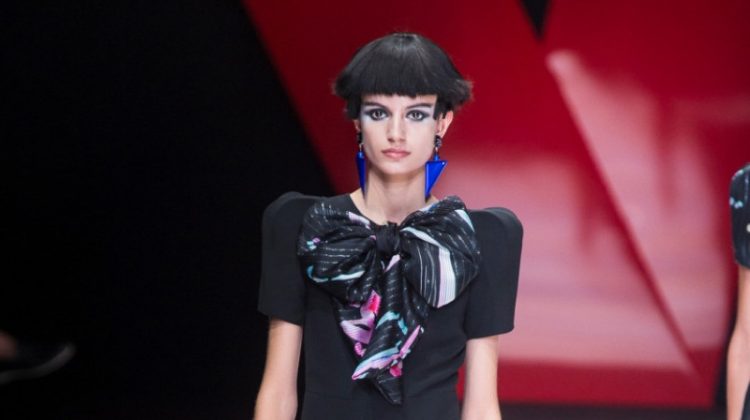 Giorgio Armani Embraces Floral Blooms for Spring 2018