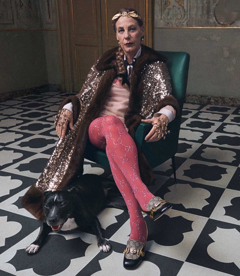 Mick Rock captures Gucci's resort 2018 Roman Rhapsody campaign